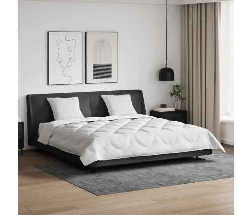 Sega Ar Spilvenu 3 Pcs Balta 200 X 200 Cm Mikrošķiedra Vidaxl