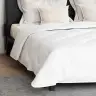 Sega Ar Spilvenu 3 Pcs Balta 240 X 200 Cm Mikrošķiedra Vidaxl