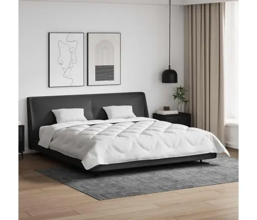 Sega Ar Spilvenu 3 Pcs Balta 200 X 220 Cm Mikrošķiedra Vidaxl