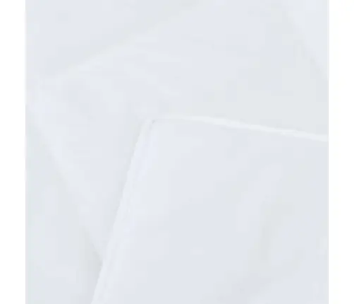 Sega Ar Spilvenu 3 Pcs Balta 240 X 260 Cm Mikrošķiedra Vidaxl