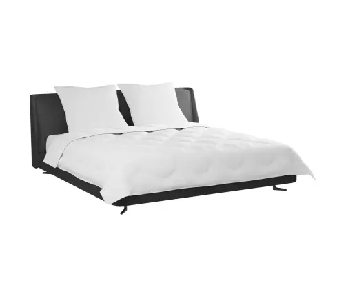 Sega Ar Spilvenu 3 Pcs Balta 240 X 260 Cm Mikrošķiedra Vidaxl