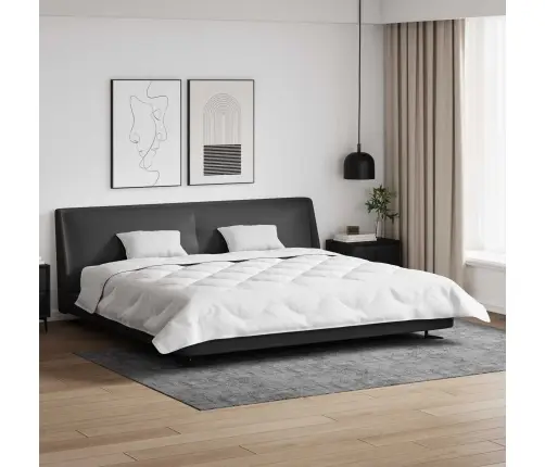 Ziemas Gultas Sega 3 Pcs Balts 240 X 200 Cm Mikrošķiedra Vidaxl