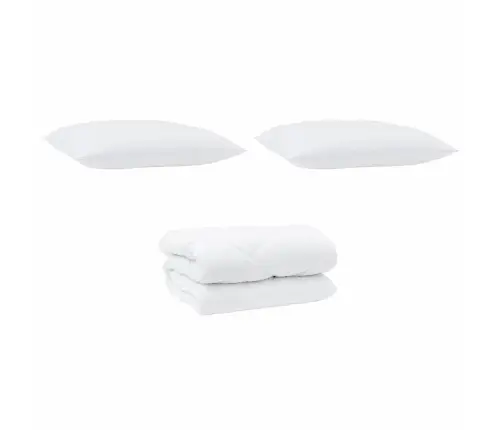 Talve Tek Padjaga 3 Pcs Valge Mikrofiiber