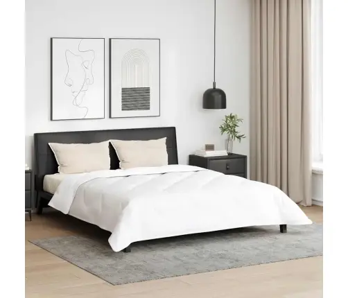 Ziemas Gultas Sega 3 Pcs Balts 200 X 220 Cm Mikrošķiedra Vidaxl