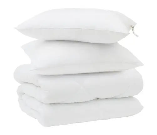 Talve Tek Padjaga 3 Pcs Valge Mikrofiiber