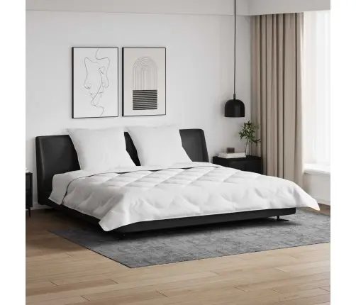 Ziemas Gultas Sega 3 Pcs Balts 260 X 220 Cm Mikrošķiedra Vidaxl