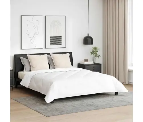 Ziemas Gultas Sega 3 Pcs Balts 240 X 200 Cm Mikrošķiedra Vidaxl