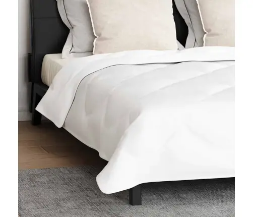 Ziemas Gultas Sega 3 Pcs Balts 240 X 200 Cm Mikrošķiedra Vidaxl