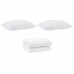 Sega Cits Ar Spilvenu 3 Pcs Balts 240 X 200 Cm Mikrošķiedra Vidaxl
