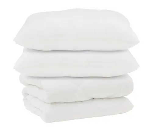 Antklodė Su Pagalvėmis Su Pagalve 3 Pcs Balta