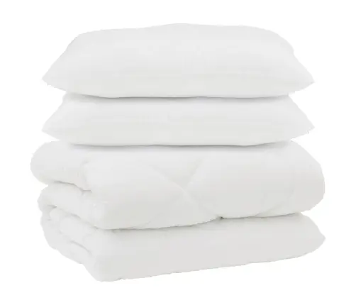 Sega Cits Ar Spilvenu 3 Pcs Balts 240 X 260 Cm Mikrošķiedra Vidaxl