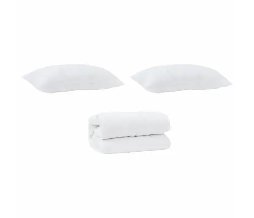 Teki Komplekt Padjaga 3 Pcs Valge Mikrofiber Ja Allahindlused