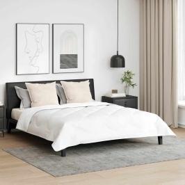 Segas Komplekts Ar Spilvenu 3 Pcs Balts Mikrofibra Un Pūks Vidaxl