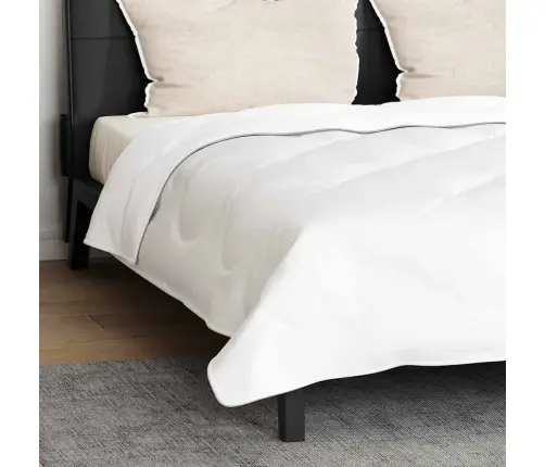 Sega Ar Spilveniem 3 Pcs Balts Mikrofibra Un Pūkainās Spalvas Vidaxl