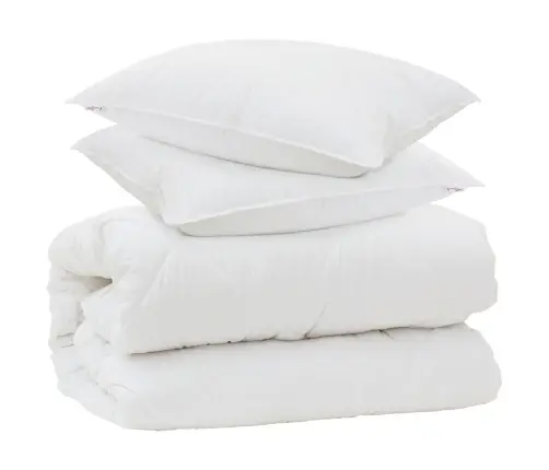 Tek Padjadega Padjaga 3 Pcs Valge Mikrofiiber