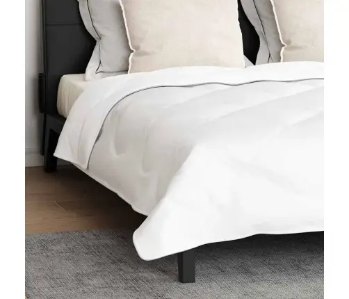 Antklodė Su Pagalvėmis 3 Pcs Balta Mikropluoštas Ir Pūkai
