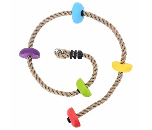 Kāpšanas Virve Bērniem Ar Platformām 200 Cm Vidaxl