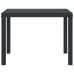 Sodo Stalas Antracitas 100 X 100 X 73 Cm Poliratanas