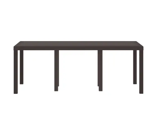 Aia Toitlustamis Laua Pruun 200 X 100 X 73 Cm Polürotang