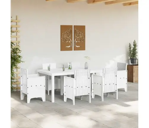 Dārza Galdiņš Balts 200X100X73 Cm Poliratan Vidaxl Dārza Galdiņš Balts 200X100X73 Cm Poliratan Vidaxl