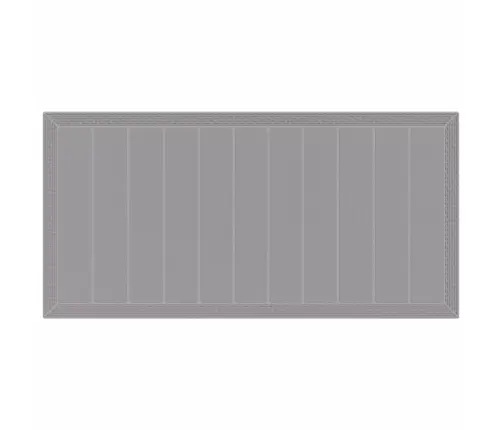 Sodo Stalas Šviesiai Pilka 200 X 100 X 73 Cm Poliratanas