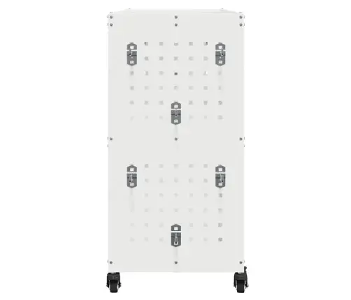 Instrumentu Ratiņi Balts 75 X 35 X 73 Cm Pulverkrāsots Tērauds Vidaxl