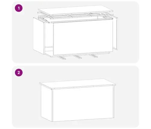 Lauko Saugojimo Dėžė Juoda 100 X 50,5 X 50 Cm Plienas