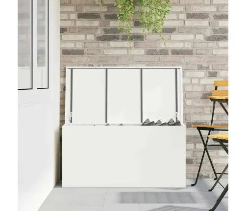 Āra Uzglabāšanas Kaste Ar Uzglabāšanu Balts 100 X 50.5 X 50 Cm Vidaxl