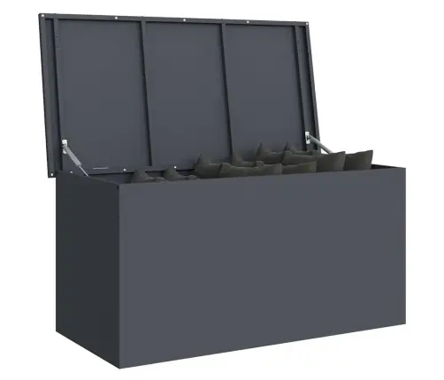 Lauko Saugojimo Dėžė Antracitas 100 X 50,5 X 50 Cm Plienas