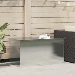 Lauko Saugojimo Dėžė Sidabro 100 X 50,5 X 50 Cm Plienas