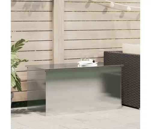 Lauko Saugojimo Dėžė Sidabro 100 X 50,5 X 50 Cm Plienas