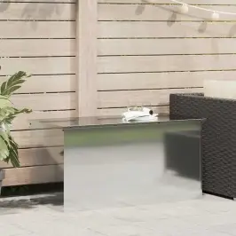 Āra Uzglabāšanas Kaste Sudraba 100 X 50,5 X 50 Cm Tērauds Vidaxl