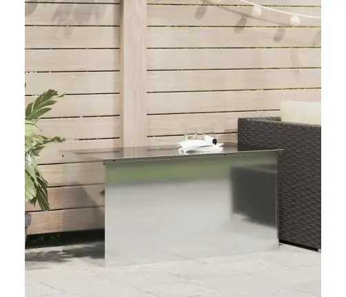 Āra Uzglabāšanas Kaste Sudraba 100 X 50.5 X 50 Cm Vidaxl