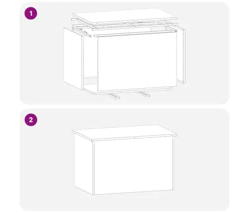 Lauko Saugojimo Dėžė Juoda 80 X 50,5 X 50 Cm Plienas