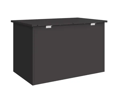 Lauko Saugojimo Dėžė Juoda 80 X 50,5 X 50 Cm Plienas