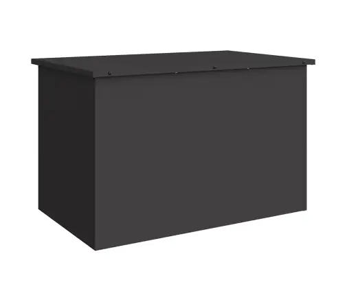 Lauko Saugojimo Dėžė Juoda 80 X 50,5 X 50 Cm Plienas