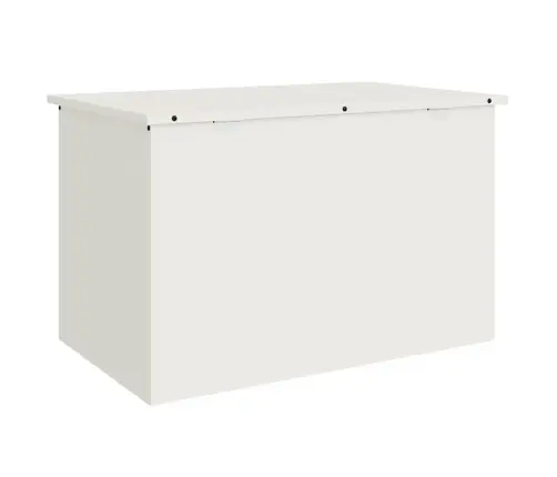 Āra Uzglabāšanas Kaste Ar Uzglabāšanu Balts 80 X 50.5 X 50 Cm Vidaxl