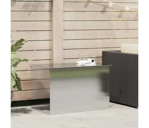 Āra Uzglabāšanas Kaste Ar Uzglabāšanu Regulējams Sudraba 80 X 50.5 X 50 Cm Vidaxl