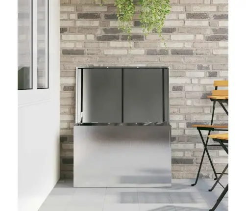 Āra Uzglabāšanas Kaste Ar Uzglabāšanu Regulējams Sudraba 80 X 50.5 X 50 Cm Vidaxl