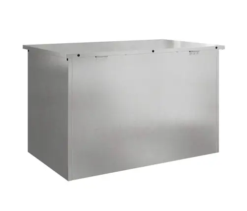 Āra Uzglabāšanas Kaste Ar Uzglabāšanu Regulējams Sudraba 80 X 50.5 X 50 Cm Vidaxl