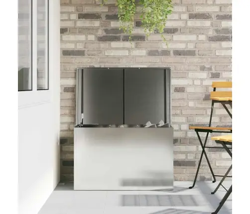 Välisäilituskast Hõbedane 80 X 50,5 X 50 Cm Teras