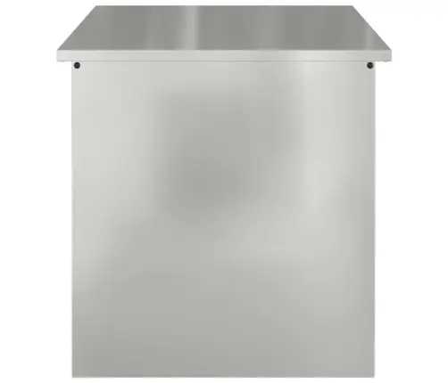 Välisäilituskast Hõbedane 80 X 50,5 X 50 Cm Teras