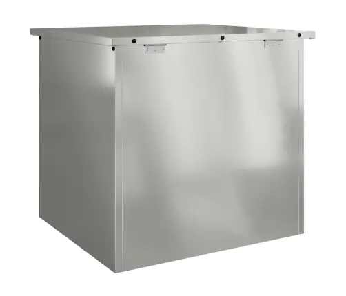 Lauko Saugojimo Dėžė Sidabro 55 X 50,5 X 50 Cm Plienas