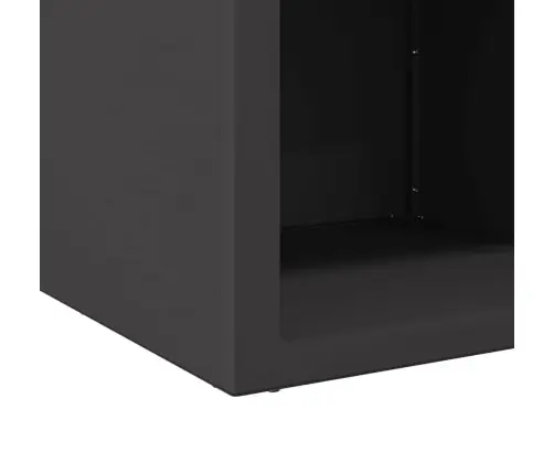 Uguns Bedre Melna 50 X 50 X 40 Cm Tērauds Vidaxl