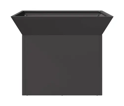 Uguns Bedre Melna 50 X 50 X 40 Cm Tērauds Vidaxl