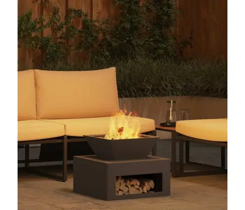 Lõkkekoht Must 50 X 50 X 40 Cm Teras