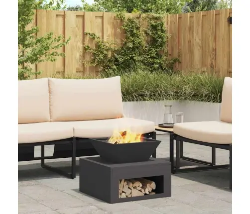 Lõkkekoht Must 50 X 50 X 40 Cm Teras