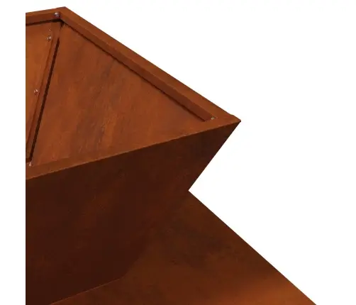 Uguns Bedre 50 X 50 X 40 Cm Corten Tērauds Vidaxl