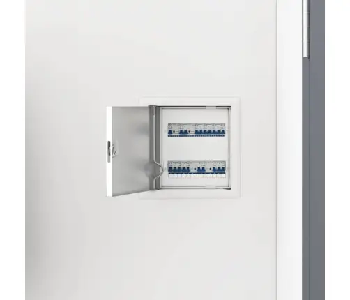 Pieejas Panelis 2 Pcs Balts 20 X 20 Cm Tērauds Vidaxl