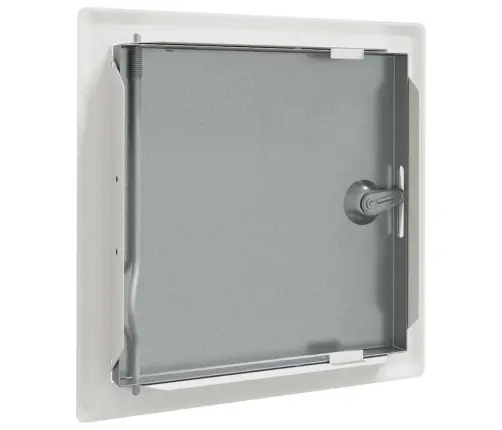 Pieejas Panelis 2 Pcs Balts 20 X 20 Cm Tērauds Vidaxl